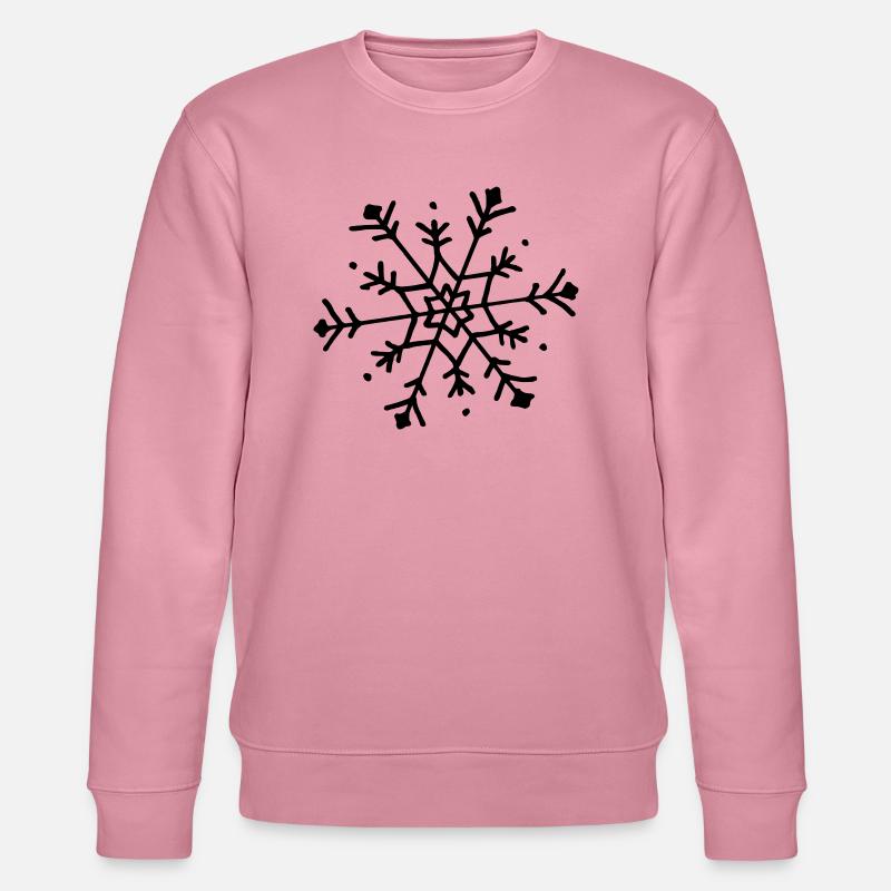Cute snowflake - Stanley/Stella Unisex Bio-Sweatshirt CHANGER  - Lila Traum