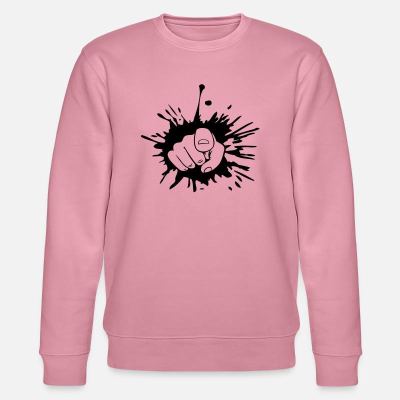 Déposer une goutte de main - Sweat bio CHANGER Stanley/Stella Unisexe - lilas onirique