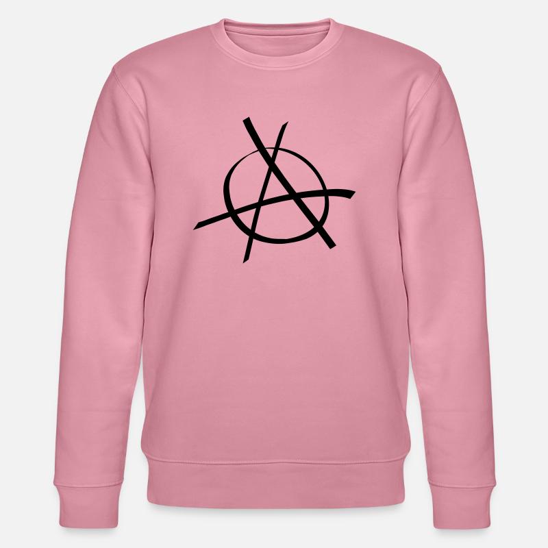 anarchy - Stanley/Stella Unisex Bio-Sweatshirt CHANGER  - Lila Traum
