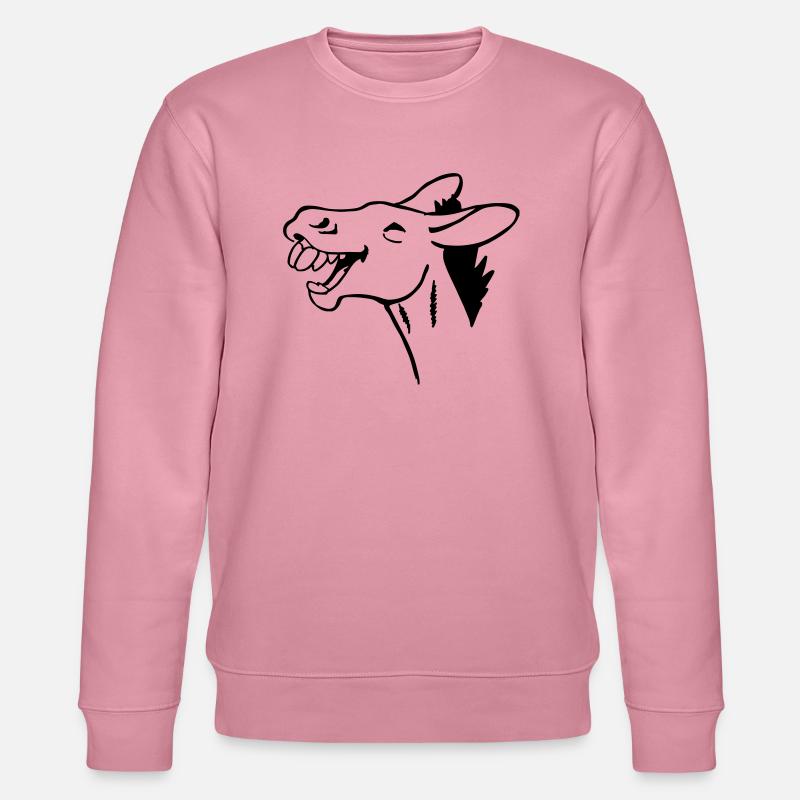 lachender Esel - Stanley/Stella Unisex Bio-Sweatshirt CHANGER  - Lila Traum
