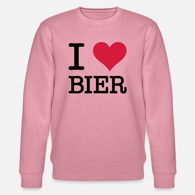 I Love Bier - Stanley/Stella Unisex Bio-Sweatshirt CHANGER - Lila Traum