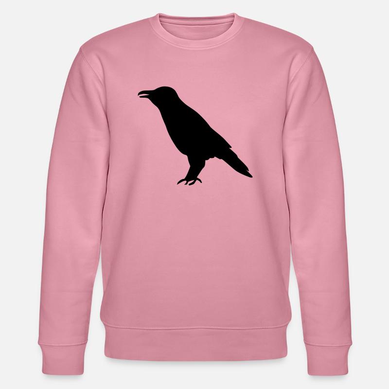 Krähe - Stanley/Stella Unisex Bio-Sweatshirt CHANGER  - Lila Traum