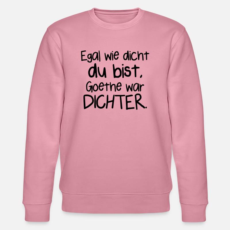 Goethe war Dichter - Stanley/Stella Unisex Bio-Sweatshirt CHANGER  - Lila Traum