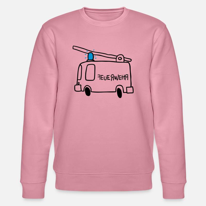 Feuerwehr - Stanley/Stella Unisex Bio-Sweatshirt CHANGER  - Lila Traum