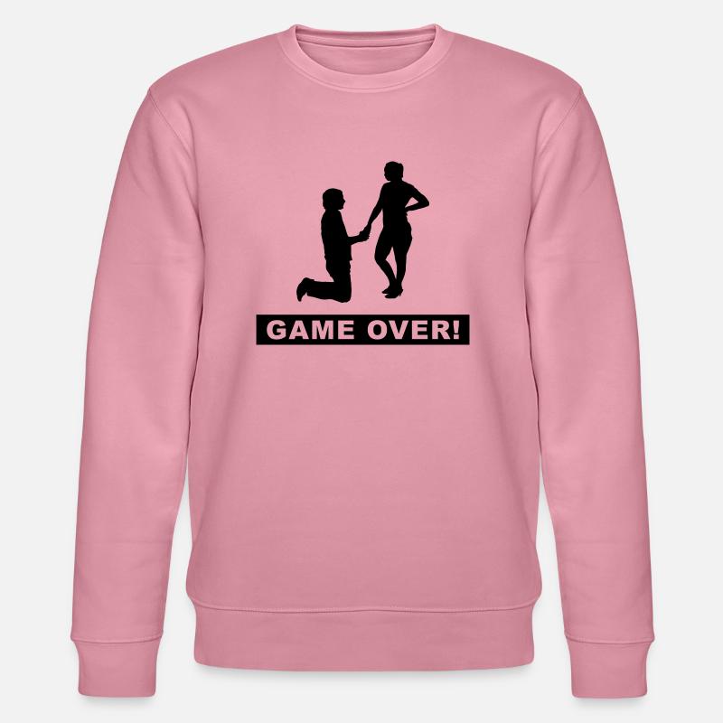 bachelor bachelorette - Stanley/Stella Unisex Bio-Sweatshirt CHANGER  - Lila Traum