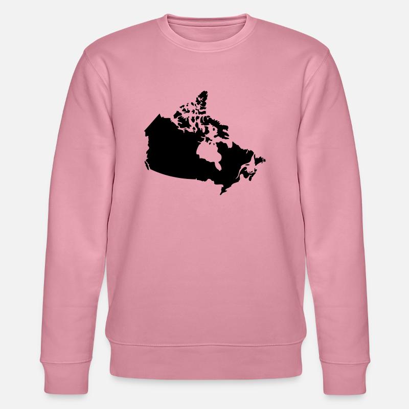 Kanada Canada Karte - Stanley/Stella Unisex Bio-Sweatshirt CHANGER - Lila Traum