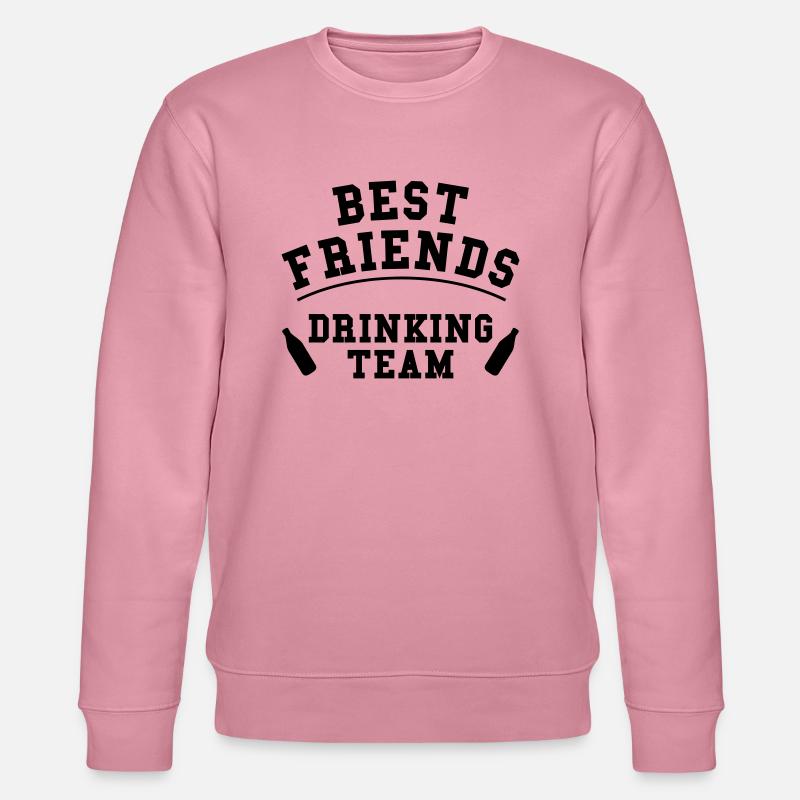 Beste Freunde Alkohol - Stanley/Stella Unisex Bio-Sweatshirt CHANGER  - Lila Traum