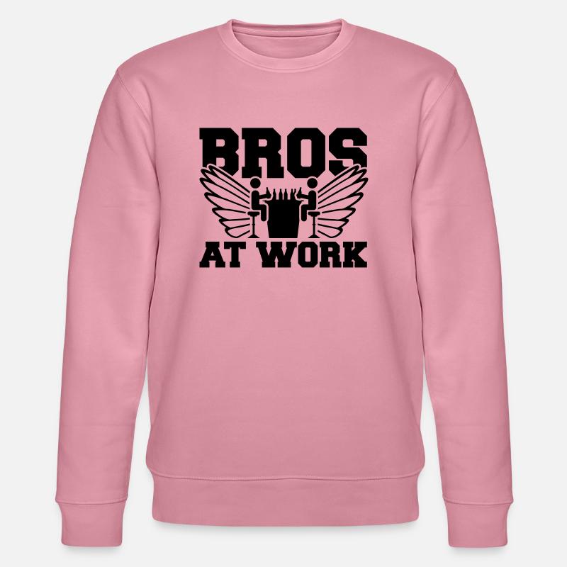 bros_at_work_so1 - Stanley/Stella Unisex Bio-Sweatshirt CHANGER  - Lila Traum