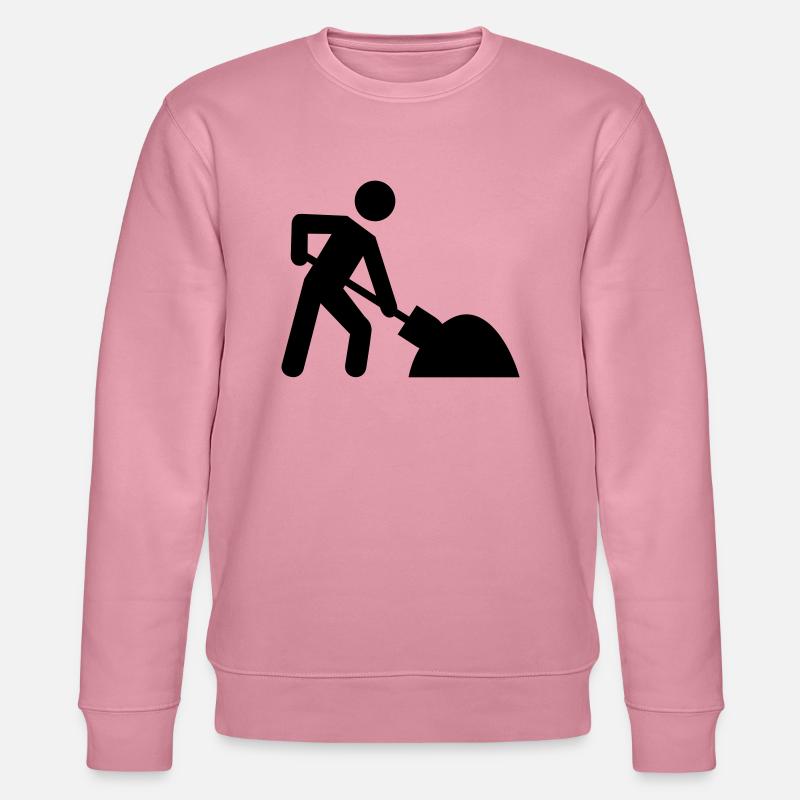 Construction worker - Stanley/Stella CHANGER Unisex Organic Sweatshirt - lilac dream