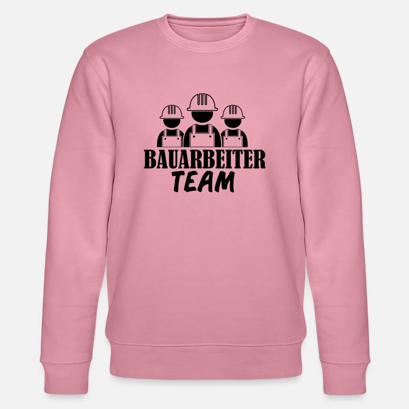bauarbeiter__team_001 - Stanley/Stella Unisex Bio-Sweatshirt CHANGER  - Lila Traum