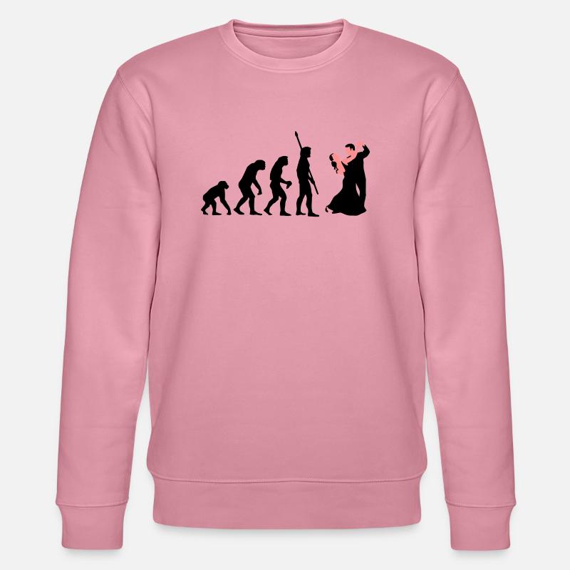 evolution_tanzpaar_a_2c - Stanley/Stella CHANGER Unisex Organic Sweatshirt - lilac dream