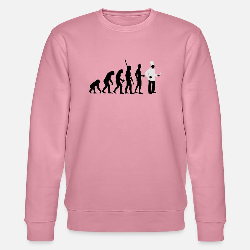 evolution_koch_2c - Stanley/Stella CHANGER Unisex Organic Sweatshirt - lilac dream