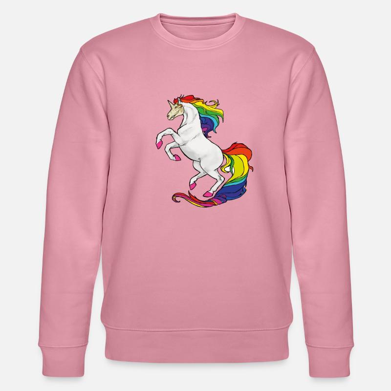 Zombie Einhorn - Stanley/Stella Unisex Bio-Sweatshirt CHANGER  - Lila Traum