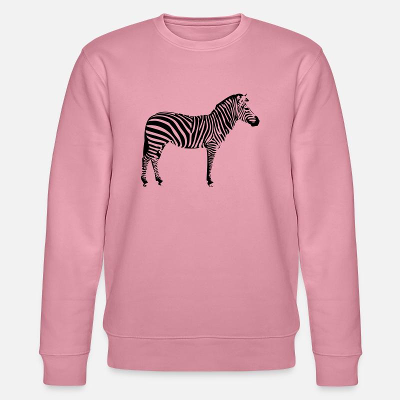 Zebra 1 - Stanley/Stella Unisex Bio-Sweatshirt CHANGER  - Lila Traum