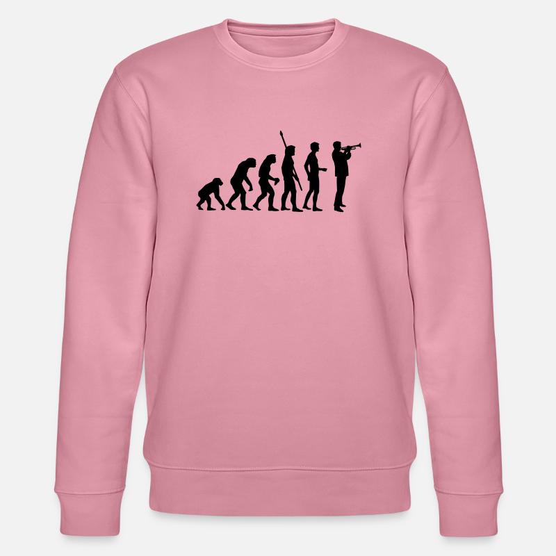 evolution_trompeter - Stanley/Stella CHANGER Unisex Organic Sweatshirt - lilac dream