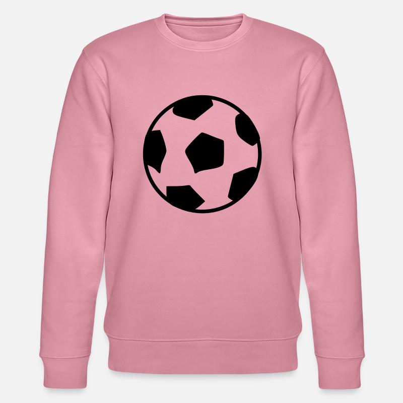Fußball-Vektor-Kunst - Stanley/Stella Unisex Bio-Sweatshirt CHANGER  - Lila Traum