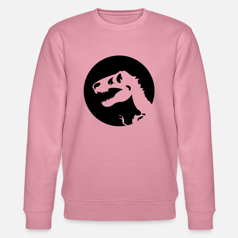 dino_skelett - Stanley/Stella Unisex Bio-Sweatshirt CHANGER  - Lila Traum