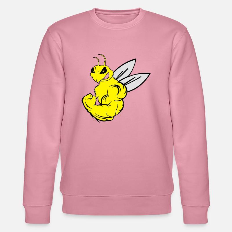 strong_bee_02 - Stanley/Stella Unisex Bio-Sweatshirt CHANGER  - Lila Traum