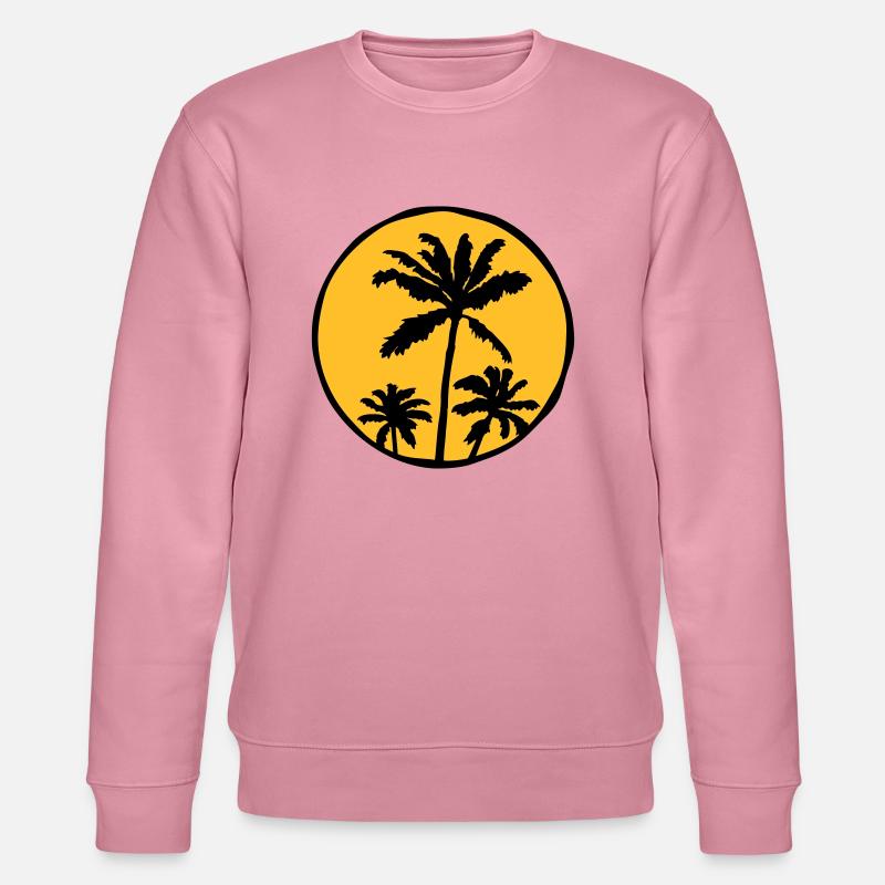 Urlaub Sonne Palmen - Stanley/Stella Unisex Bio-Sweatshirt CHANGER  - Lila Traum
