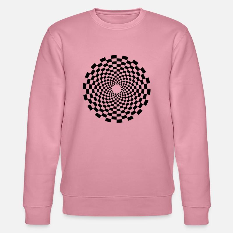 psychedelic_circle - Stanley/Stella Unisex Bio-Sweatshirt CHANGER  - Lila Traum