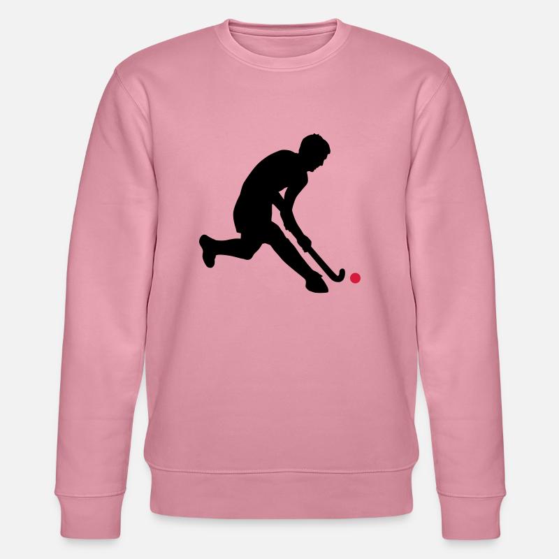 herrenhockey_c_2c - Stanley/Stella Unisex Bio-Sweatshirt CHANGER  - Lila Traum