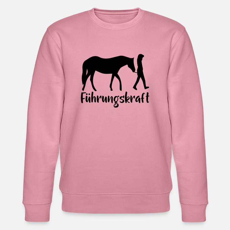 Pferd - Stanley/Stella Unisex Bio-Sweatshirt CHANGER - Lila Traum