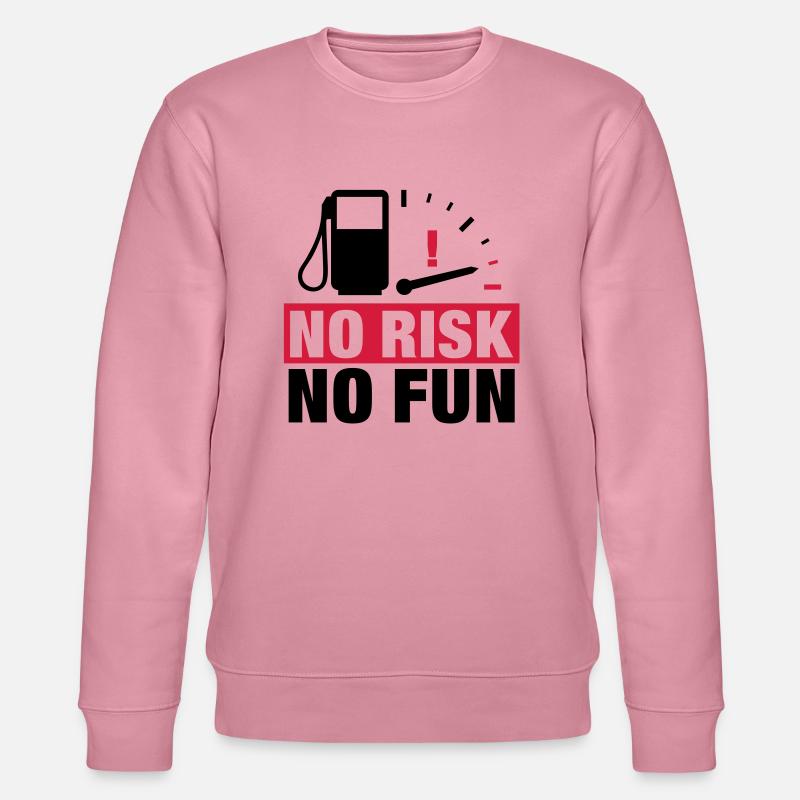no_risk_no_fun__f2 - Stanley/Stella Unisex Bio-Sweatshirt CHANGER  - Lila Traum