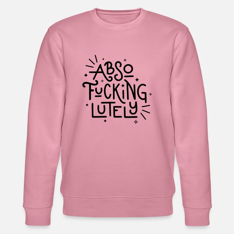Absofuckinglutely - Stanley/Stella Unisex Bio-Sweatshirt CHANGER  - Lila Traum