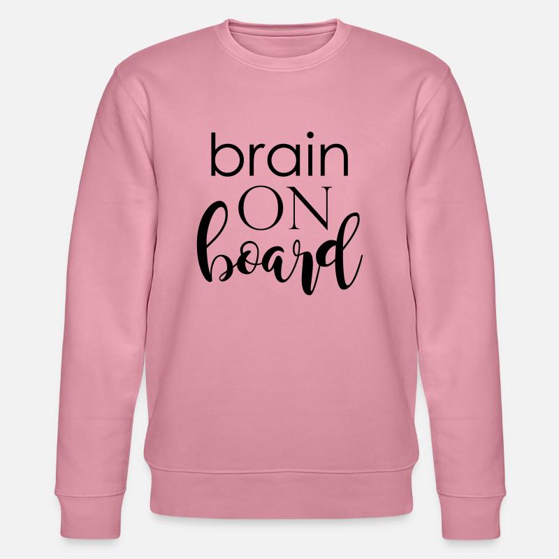brain on board - Stanley/Stella Unisex Bio-Sweatshirt CHANGER  - Lila Traum