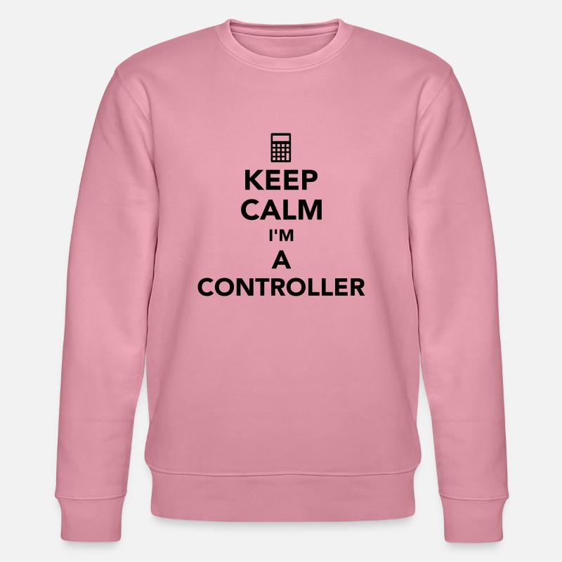 Keep calm I’m a controller - Stanley/Stella CHANGER Unisex Organic Sweatshirt - lilac dream