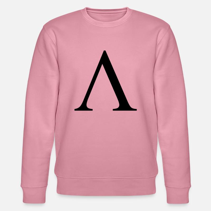 lambda greek - Stanley/Stella Unisex Bio-Sweatshirt CHANGER  - Lila Traum