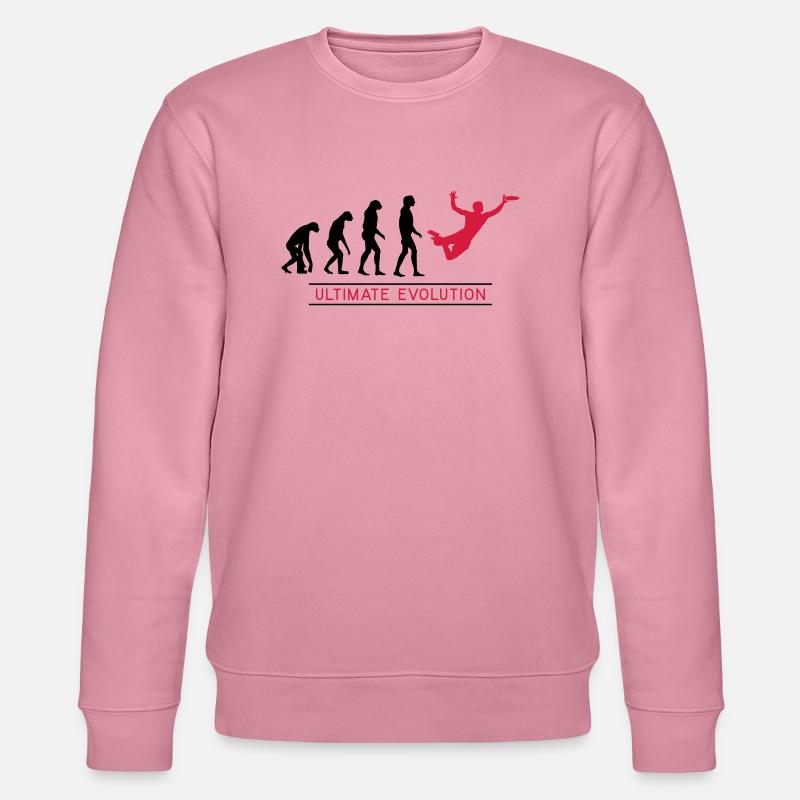 Ultimate Frisbee Evolution - Stanley/Stella Unisex Bio-Sweatshirt CHANGER  - Lila Traum