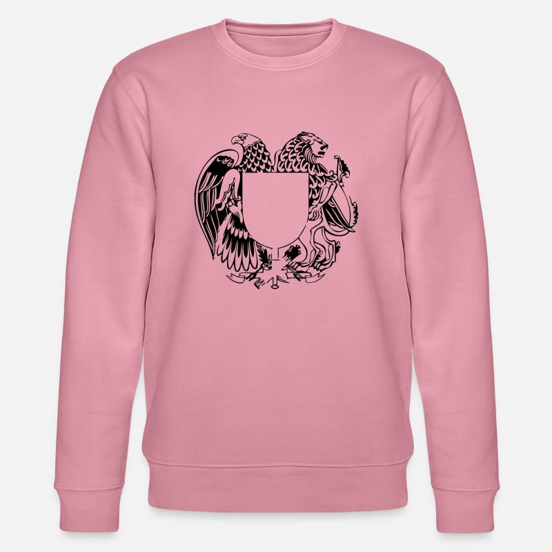 Adler und Löwe mit Schild - Stanley/Stella CHANGER Unisex Organic Sweatshirt - lilac dream