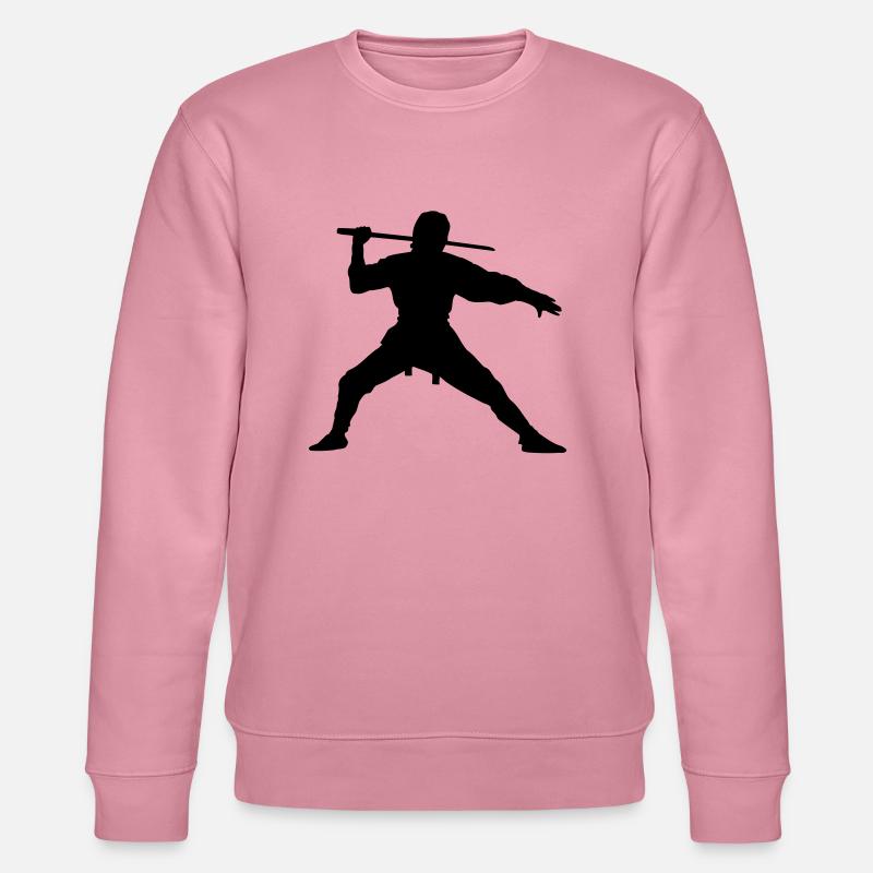 Ninja - Stanley/Stella Unisex Bio-Sweatshirt CHANGER  - Lila Traum