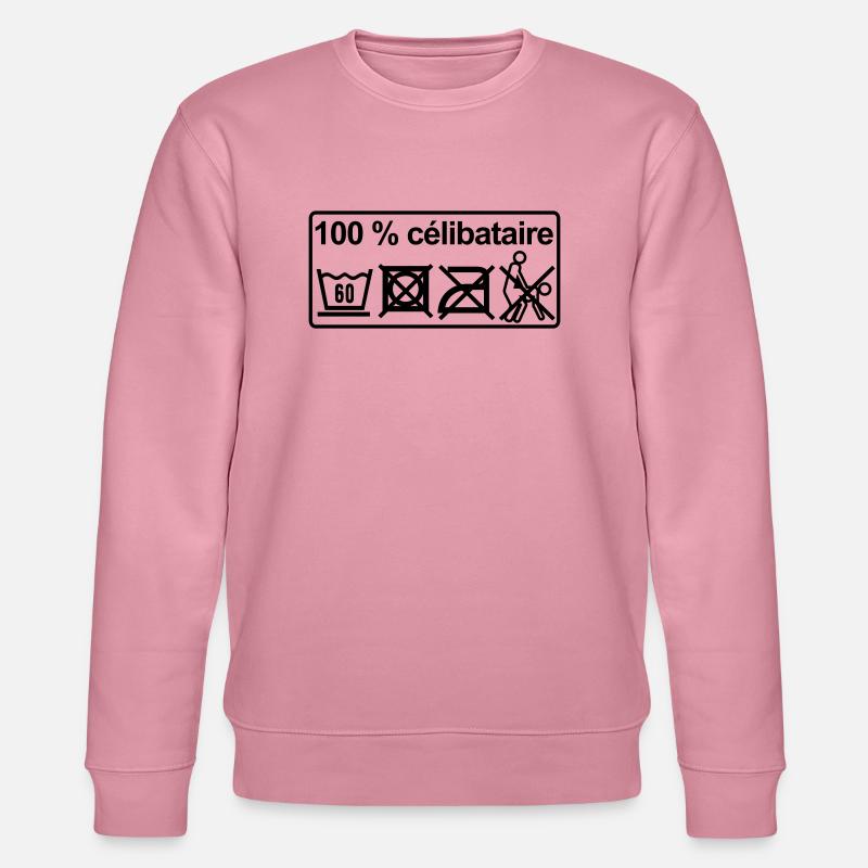 100% celibataire - Sweat bio CHANGER Stanley/Stella Unisexe - lilas onirique