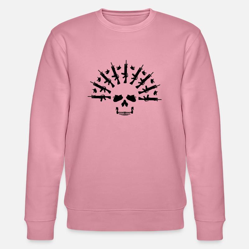 Skulls - Stanley/Stella Unisex Bio-Sweatshirt CHANGER  - Lila Traum