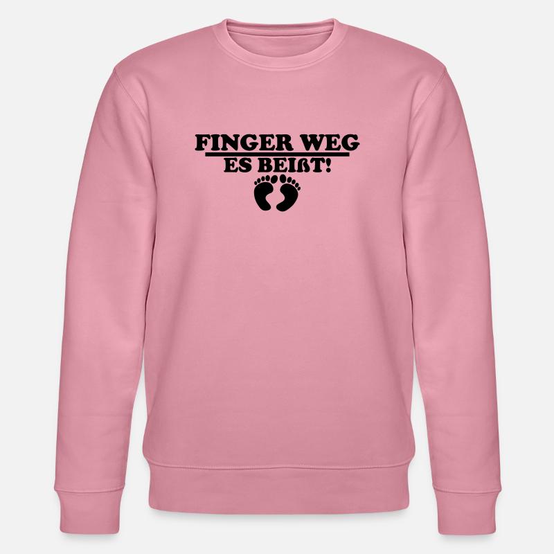 finger weg, es beißt - Stanley/Stella Unisex Bio-Sweatshirt CHANGER  - Lila Traum