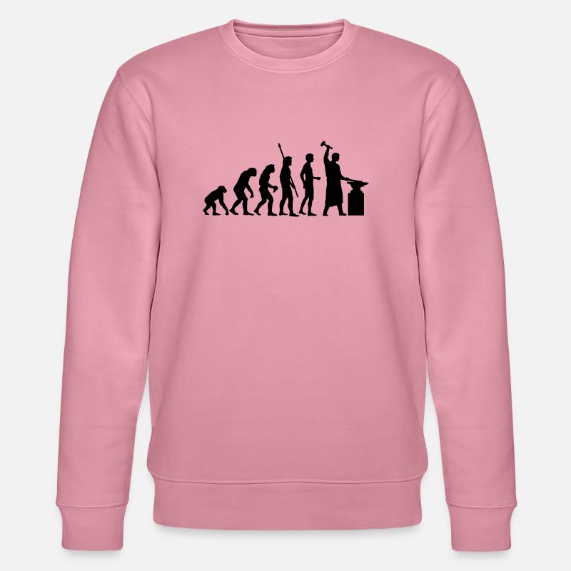 evolution_schmied_b - Stanley/Stella CHANGER Unisex Organic Sweatshirt - lilac dream