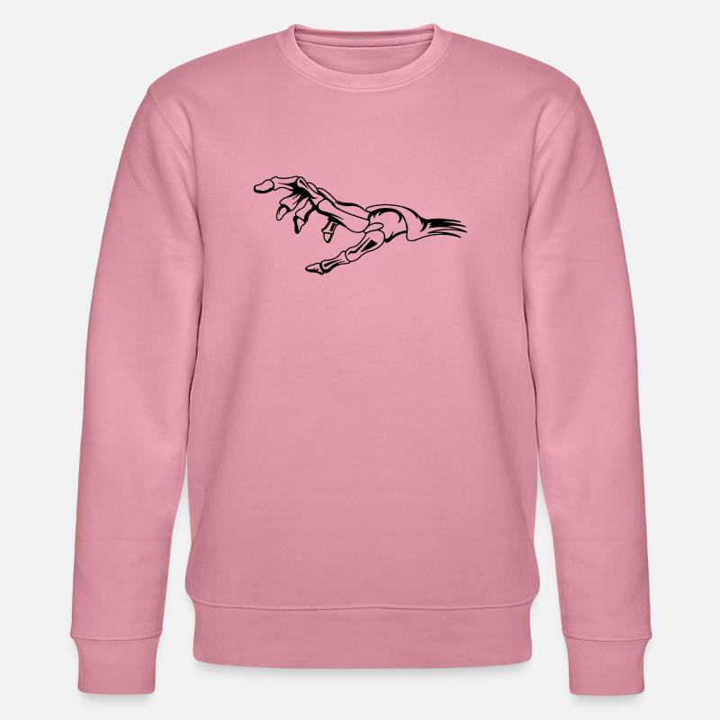 skelett_hand - Stanley/Stella Unisex Bio-Sweatshirt CHANGER  - Lila Traum