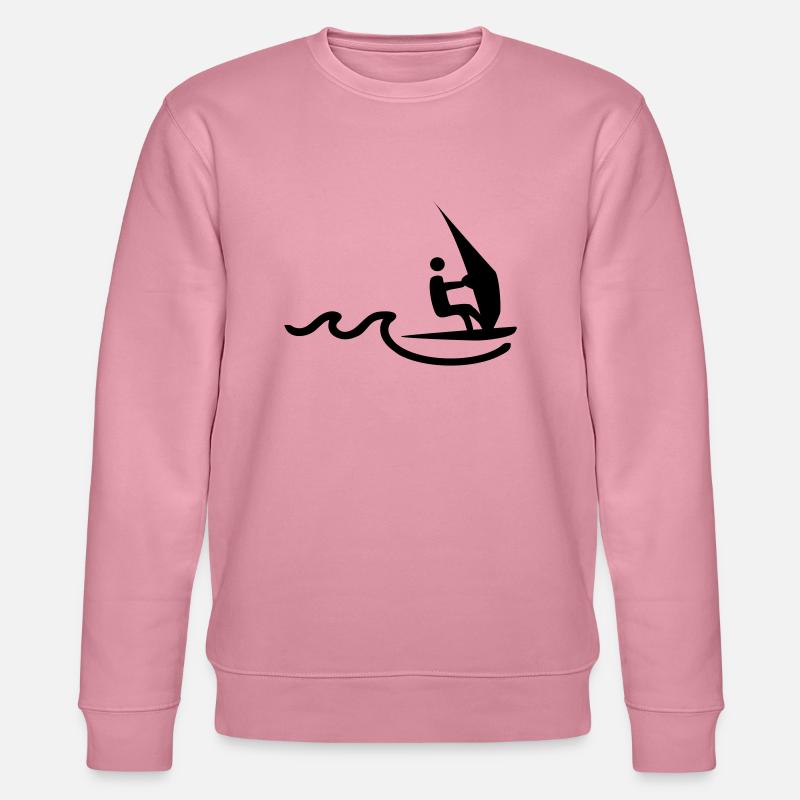 windsurfer - Stanley/Stella Unisex Bio-Sweatshirt CHANGER  - Lila Traum