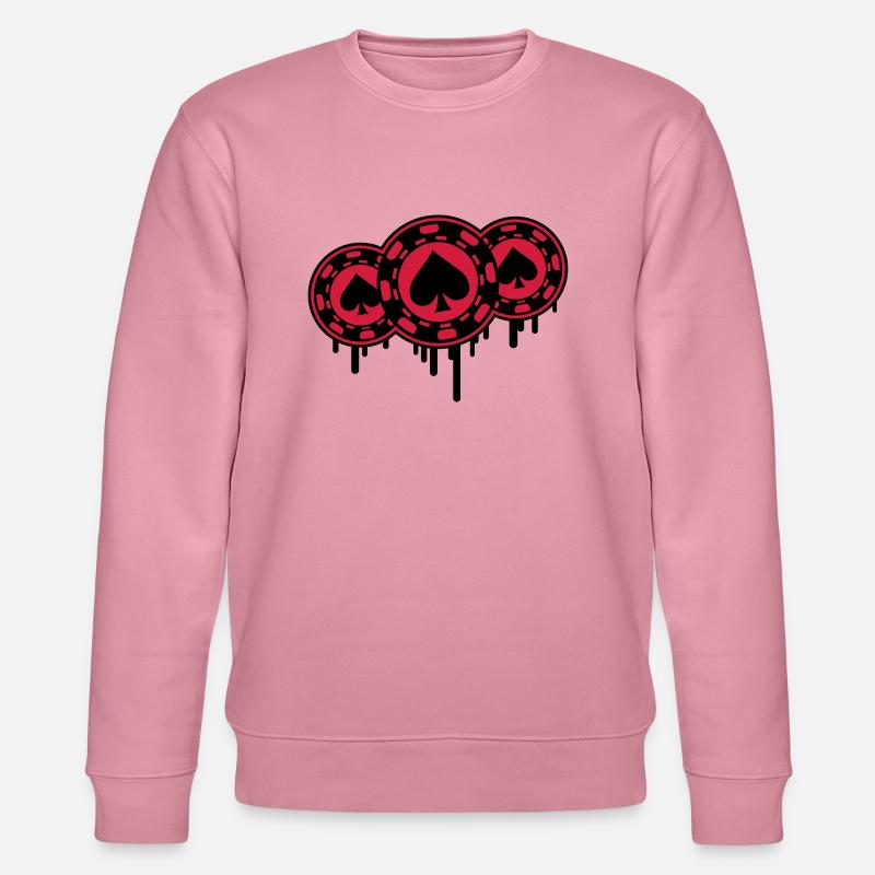 poker_chips_gr2 - Stanley/Stella Unisex Bio-Sweatshirt CHANGER  - Lila Traum