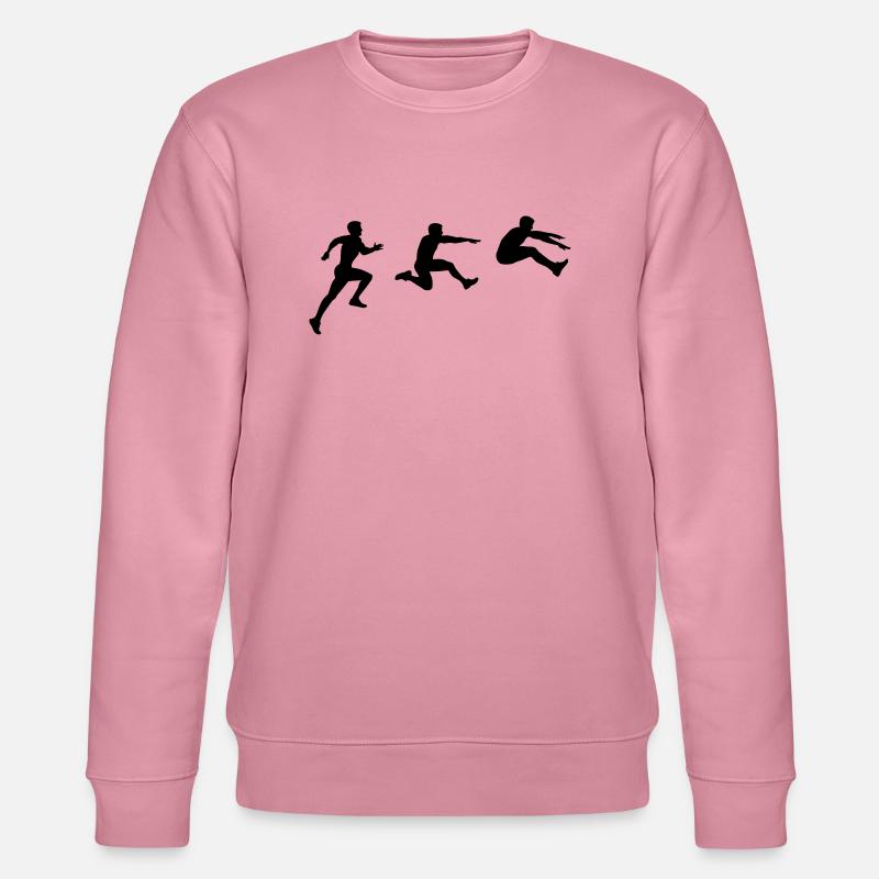 Saut en longueur - Sweat bio CHANGER Stanley/Stella Unisexe - lilas onirique