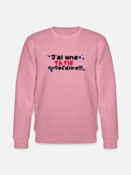 mA TATIE déchire - Sweat bio CHANGER Stanley/Stella Unisexe - lilas onirique