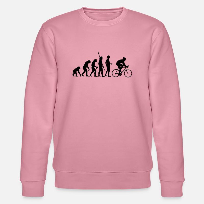 evolution_radfahrer - Stanley/Stella CHANGER Unisex Organic Sweatshirt - lilac dream