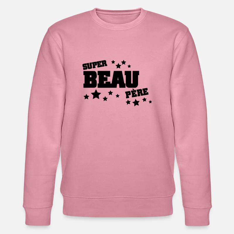 super beau père (v.2) - Sweat bio CHANGER Stanley/Stella Unisexe - lilas onirique