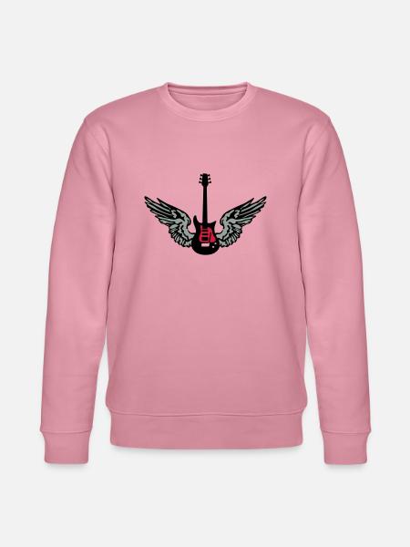 guitar_wings_042013_a_3c - Stanley/Stella CHANGER Unisex Organic Sweatshirt - lilac dream