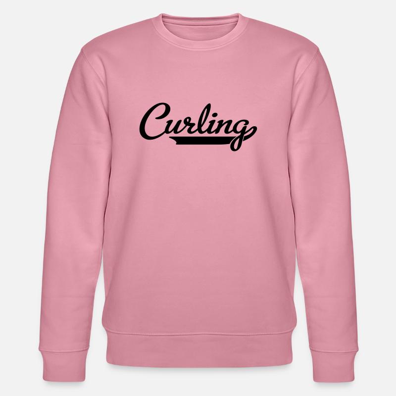 Curling - Stanley/Stella Unisex Bio-Sweatshirt CHANGER  - Lila Traum