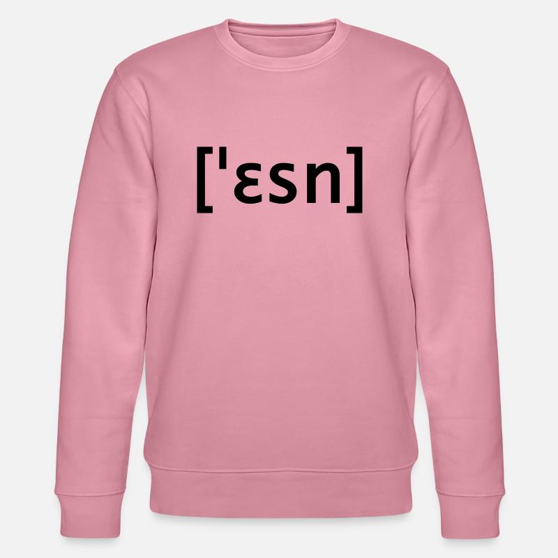 essen lautschrift - Stanley/Stella Unisex Bio-Sweatshirt CHANGER  - Lila Traum