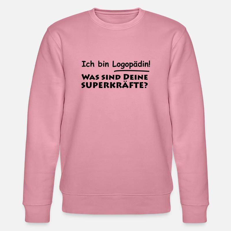 logopädin - Stanley/Stella Unisex Bio-Sweatshirt CHANGER  - Lila Traum