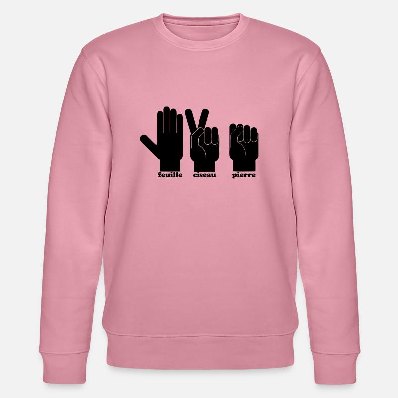 Feuille,ciseau,pierre - Sweat bio CHANGER Stanley/Stella Unisexe - lilas onirique